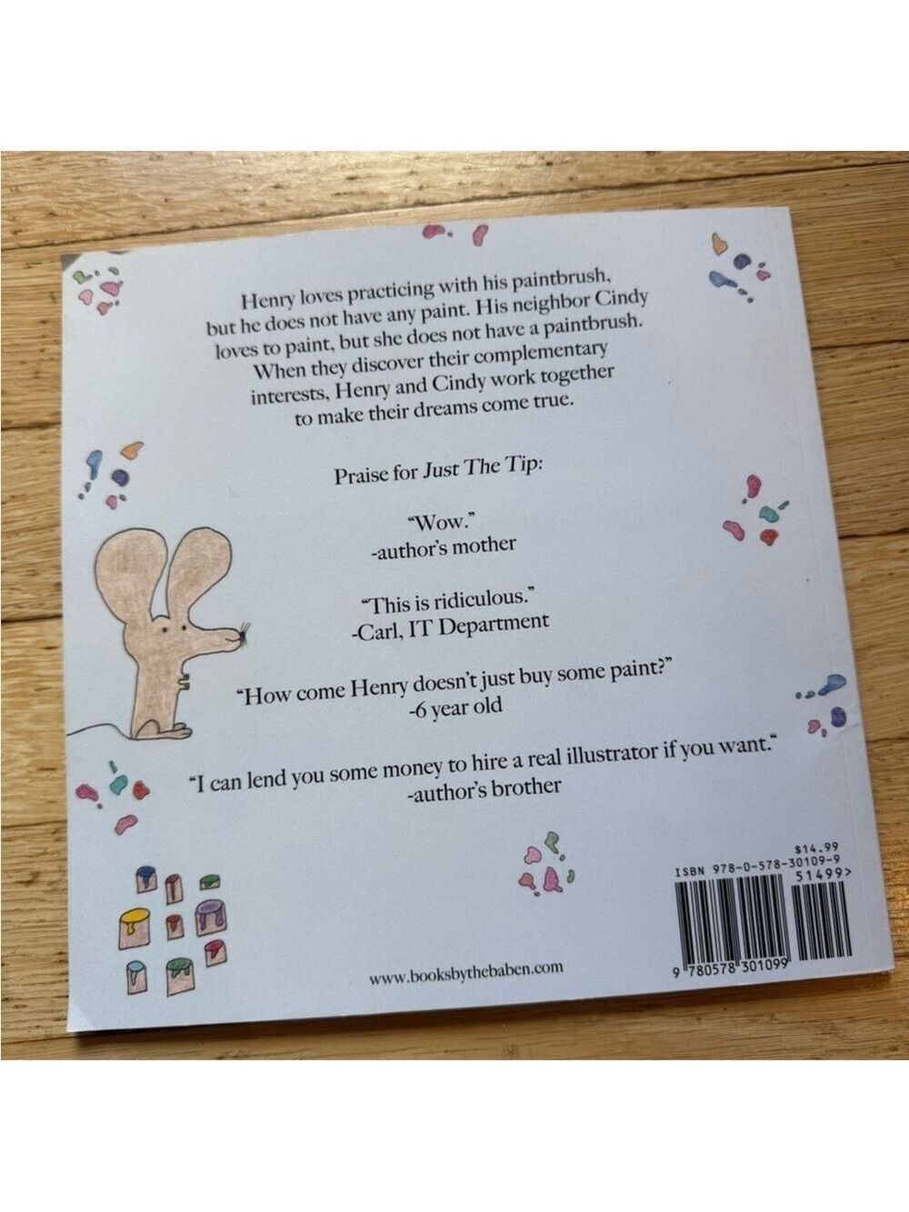 JUST THE TIP funny kids/adults Book - Picture 3 of 3